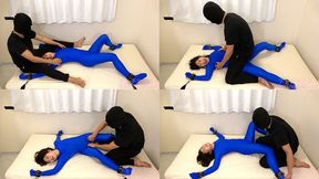 Ayami Emoto - HARDCORE TICKLING a Japanese lady next door in tight suits all over the body on the bed(MF TICKLING) (Ayami's TICKLING part1) TIC-177-1 - wmv 1080p