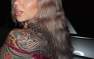 My Sex Crazed Tattooed Wife Gets POUNDED By Random Stranger In Car - Luna Legend