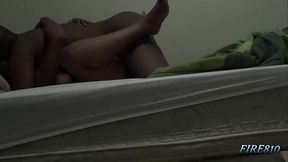 Mutual Orgasm with my busty wife while spreading her legs wide open