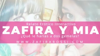 INTERACTIVE AUDIO [DOUBLE PLEASURE] ZAFIRA AND MIA HOT IN THE HOTEL [HOT ASMR] JUST GO WITH THE FLOW