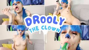 Drooly the Clown – spit bubbles & tears!