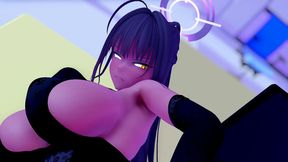 Horny Delva Sucks Big Dick While Her Massive Boobs Shake Seductively