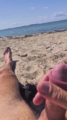 At the nude beach