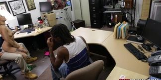 Pawn shop owner fucks his employee's girlfriend