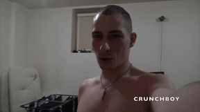french bareback porn with slut boy creampie by the big dick o his friend