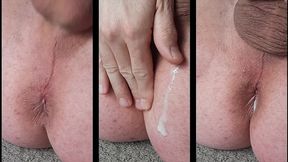 slo-mo - my orgasm contractions - cum on pulsating anus 3:37 - slow 4:12