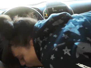 Sloppy Blowjob in Car from SlutterCici