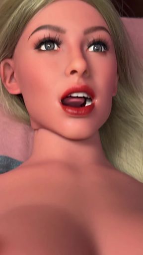 Stepsister Swap with My ZELEX Doll - Threesome &amp; Anal Creampie   Clip 1