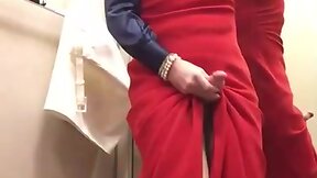 Red Dress Masturbation: An Amateur`s Journey - While the Ladies Talk