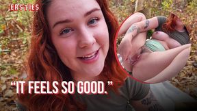 Wild Chick Gets Off Alone in Woods, Squirting Orgasm&#x1F4A6; Amidst Nature's Secrets