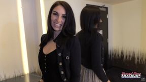 ashley wolf tattooed brunette solo toy play sloppy deepthroat heat!