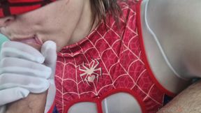 POV Elena Clarck Spider Blowjob