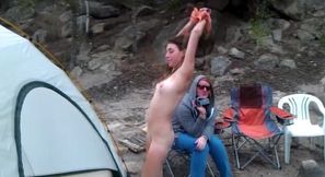 Throwback camping clips from my Blackberry... Who wants to see the videos we shot that weekend?