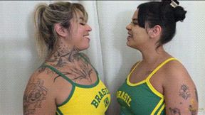BRAZIL CUP FEVER: INTENSE NECK FETISH, TICKLES AND COUGHING - BY VICTORIA DIAS AND JHULLY - FULL VERSION IN FULL HD - NEW JUNE 2026