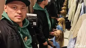 stepDAUGHTER blowjob in the fitting room