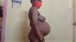 9 Months Pregnant POV Cowgirl and Reverse Cowgirl Fuck