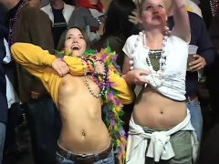 It is Mardi Gras, time for chicks to flash their tits and earn beads