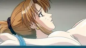 Curvy Hentai Beauty Bound and Pleasured Under Gunfire Threat