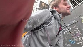 Bareback gay threesome pov cum in ass cum in mouth maxime horns