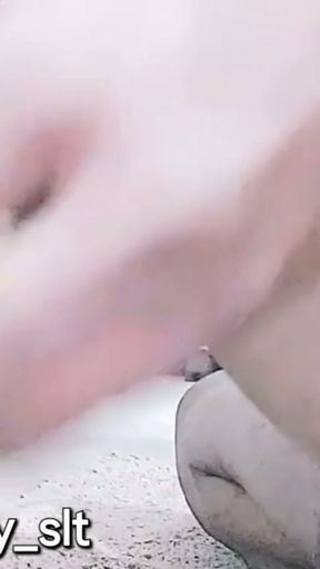 Tiny dick ladyboy caged and fucked in webcam   Clip 1