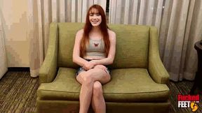 Redhead Michelle Anthony has Impeccable Feet! ( WMV 720p HD )