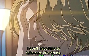 Handsome hentai gay man hardcore anal sex on the couch
