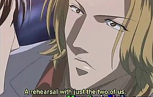 Handsome hentai gay man hardcore anal sex on the couch