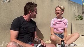 Freyjaxtreme Asks The Neighbor To Prepare Her Ass For The Trip