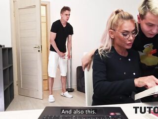 TUTOR4K. mother I'd like to fuck trainer in nylons got so avid and then so concupiscent so that babe tried dongs. Hawt sex with intimate teachers Malusha