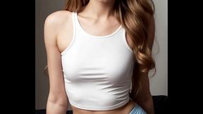 AI Generated girls in nice plain underwear