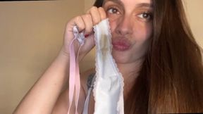 Smelling My Dirty Thong - Intense Panty Sniffing JOI