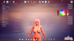 Busty 3D Teens & Otokonoko Engage in Intense Hentai Gameplay Threesome Creampie