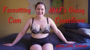 Facesitting MILF's Gassy Cum Countdown