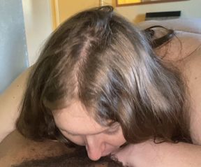 Big White Tranny Orally Pleases Her BBC Hookup