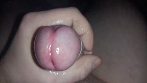 Closeup Masturbation Uncut Cock