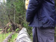 Enjoy the natural landscape while peeing