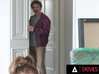 DEVILS FILM - Vanessa Vega’s Stress-Relief Masturbation Busted Leads To Hard Face Banging