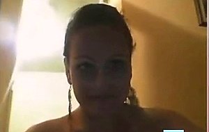 Colombian bitch with a friend touching her big tit