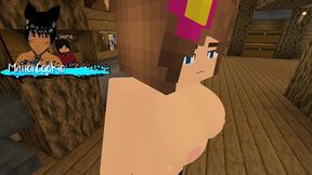 the jenny mod fapcraft minecraft - its jenny and she is getting fucked by the warden and his massive cock