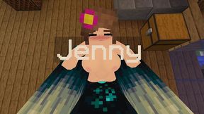 the jenny mod fapcraft minecraft - its jenny and she is getting fucked by the warden and his massive cock