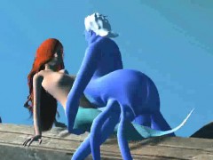 3D Ariel gets fucked hard by Ursula underwater