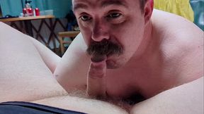 &quot_Squirt Squirt in the Yurt&quot_ - Mustache man Don K &quot_Mister Moustache&quot_ Dick sucks and blows bubba bear Rusty Piper'_s fat cock until it erupts in a stache-frosting torrent of sperm cum and penis juice - cornfedMTdads