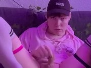 Femboy taking the whole Vector by Bad Dragon (BIG CREAMPIE)