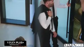 Gorgeous Blonde Besties share a tool in hot after-party threesome