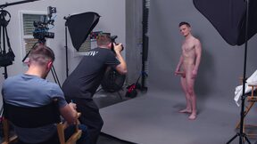 Male co-stars. Alpha Wolfe and Grant Ducati fuck on set