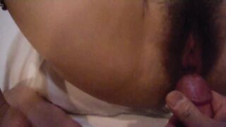 Japanese single mom cummed