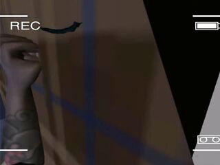 Private movie scene of Lash Leiy Black girl with a big booty and braids hot