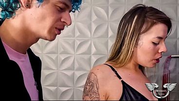 Pornstar POV: Bound and humiliated, he begs for mercy as two dominant