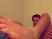 Caught Beach Pervert (foot fetish)