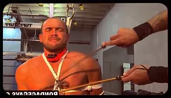 Tattooed Dominatrix Commands Pierced Muscle Stud in Intense BDSM Play